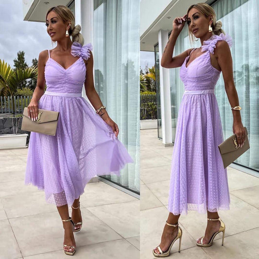 Joina dress purple - 23377