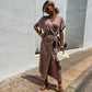 Carrie dress Taupe - PS8980