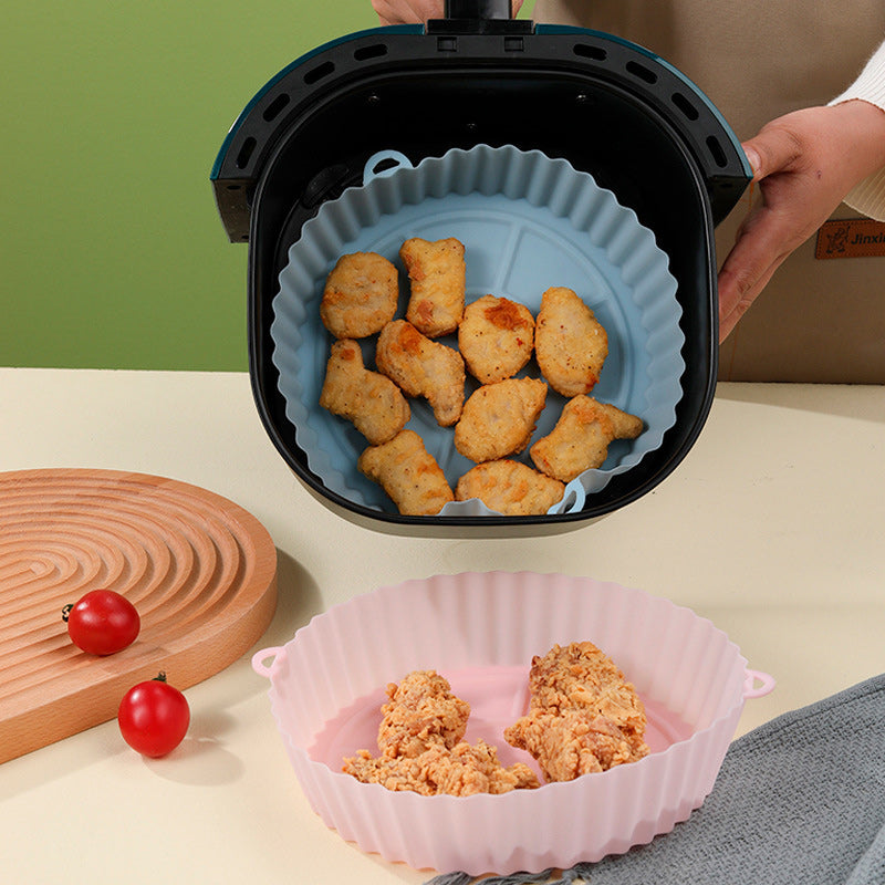 3-delt sæt med Silikonebakker til airfryer