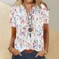 Blomster Afslappet Bluse