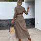 Kristine dress taupe -PS8883