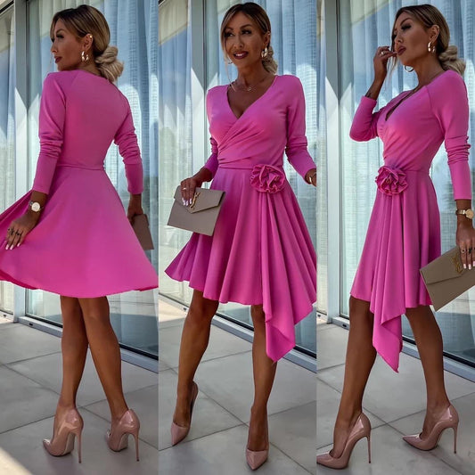 Anja dress pink -CR24629