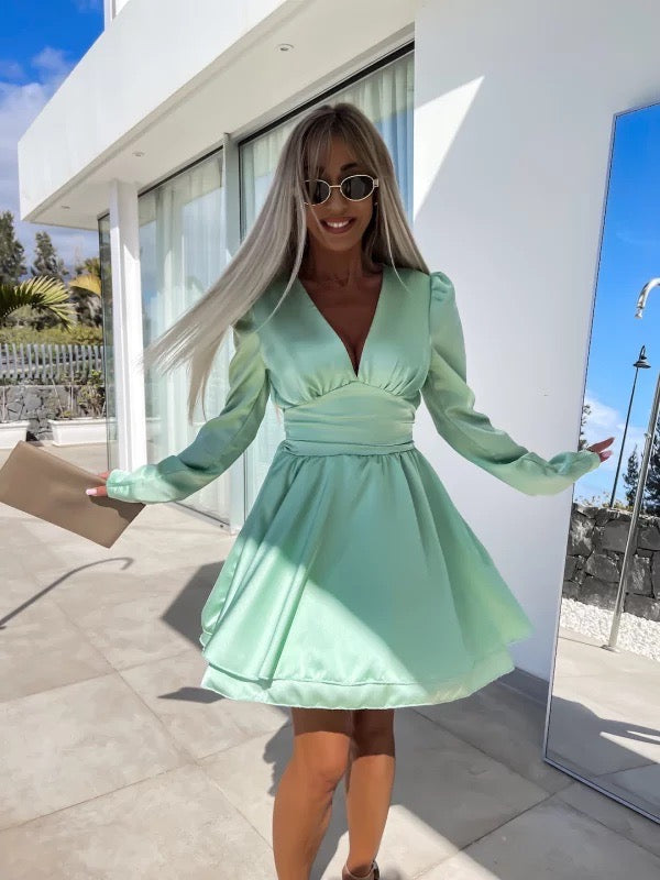 Torrah dress green