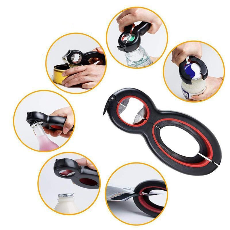 6 in1 Multifunctional Bottle Opener