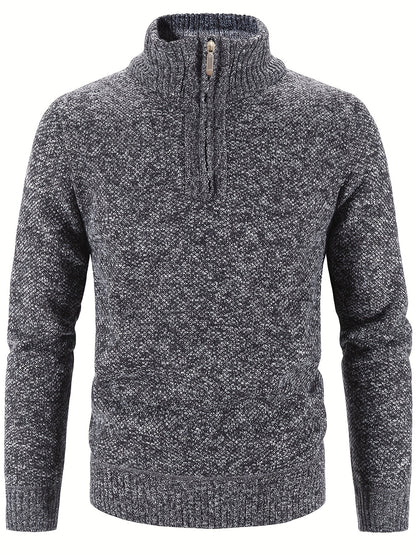 H.O.G Thermal Jumper | Warme casual half zipper