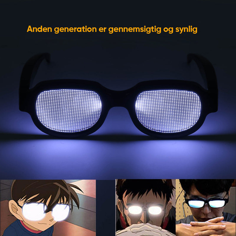 👓LED lysende briller👓