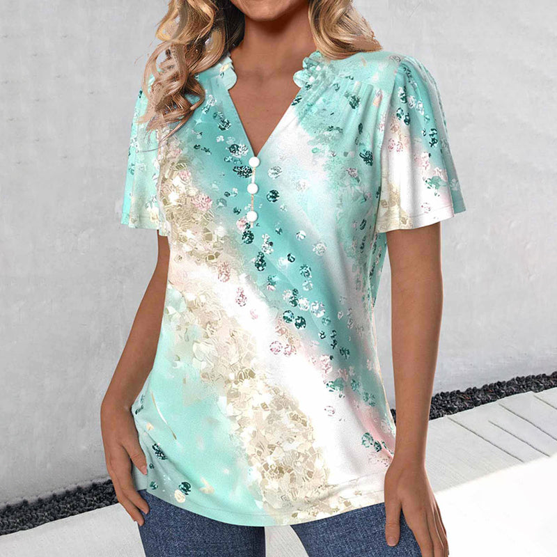 Afslappet Gradient Bluse