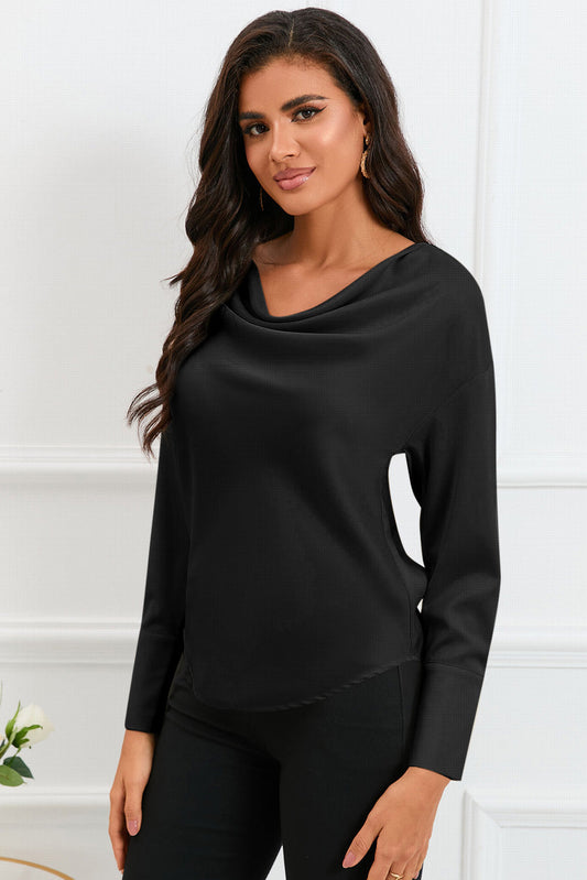 Cowl Neck Bluse