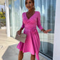 Anja dress pink -CR24629