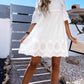 Sivana lace dress White