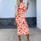 Randi dress orange - B-8350-4