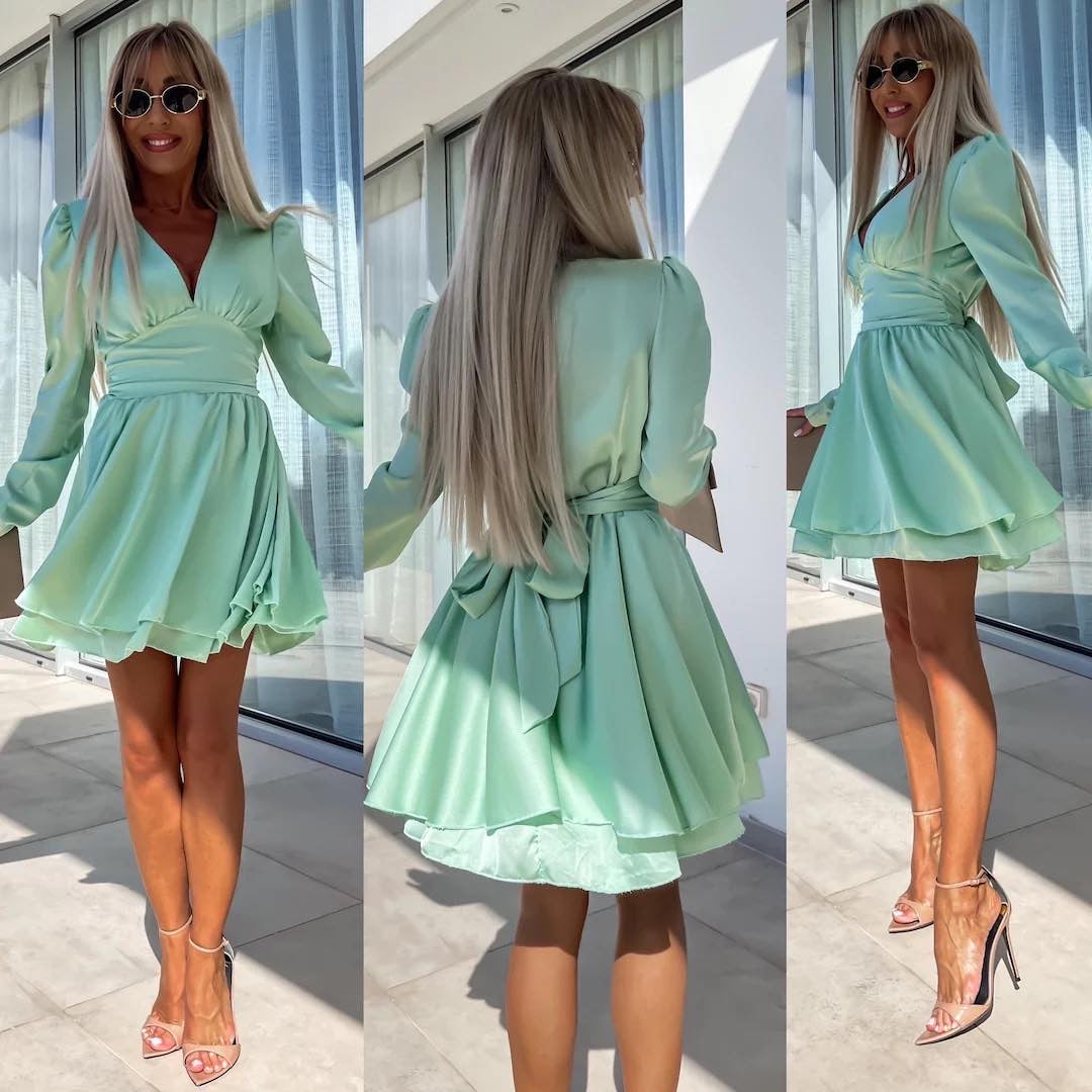 Torrah dress green