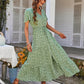 Laila™ - Vintage blomstret sommerkjole