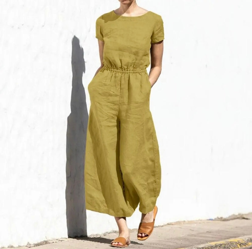 Olga™ | Moderne Jumpsuit med Talje-accent