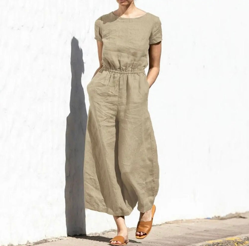 Olga™ | Moderne Jumpsuit med Talje-accent