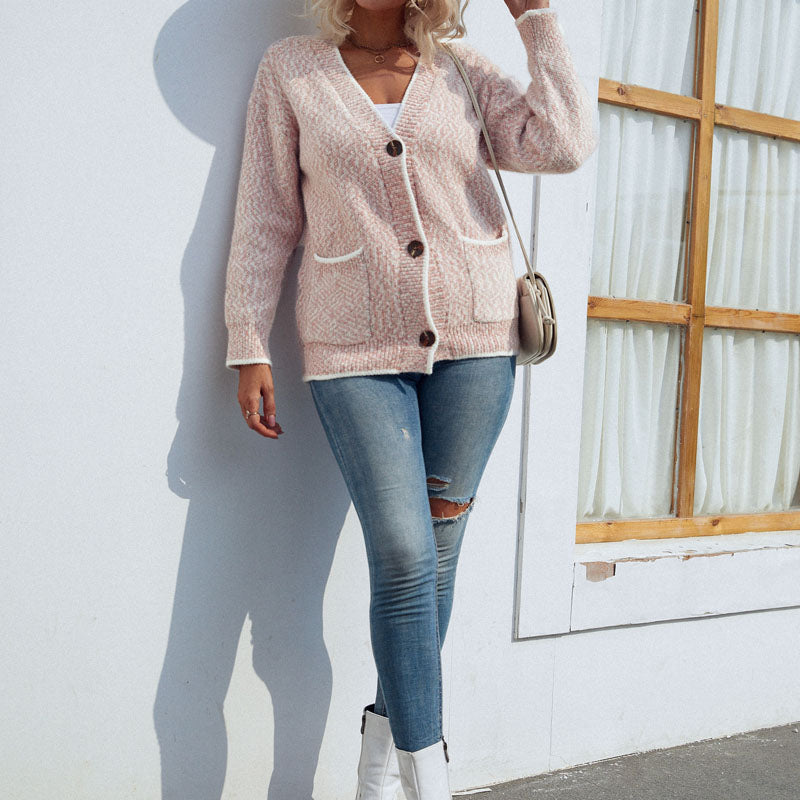 Uformelt Strikket Cardigan