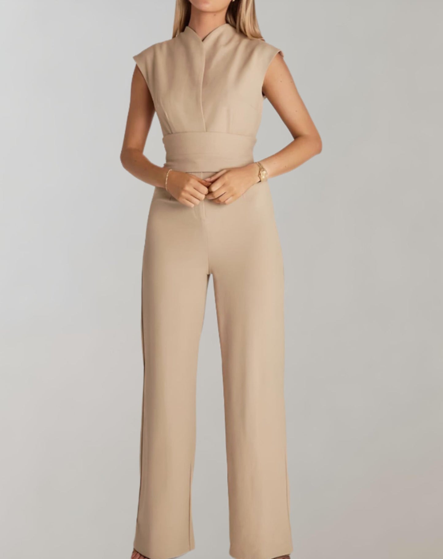 Elena - Kort Jumpsuit med Lommer