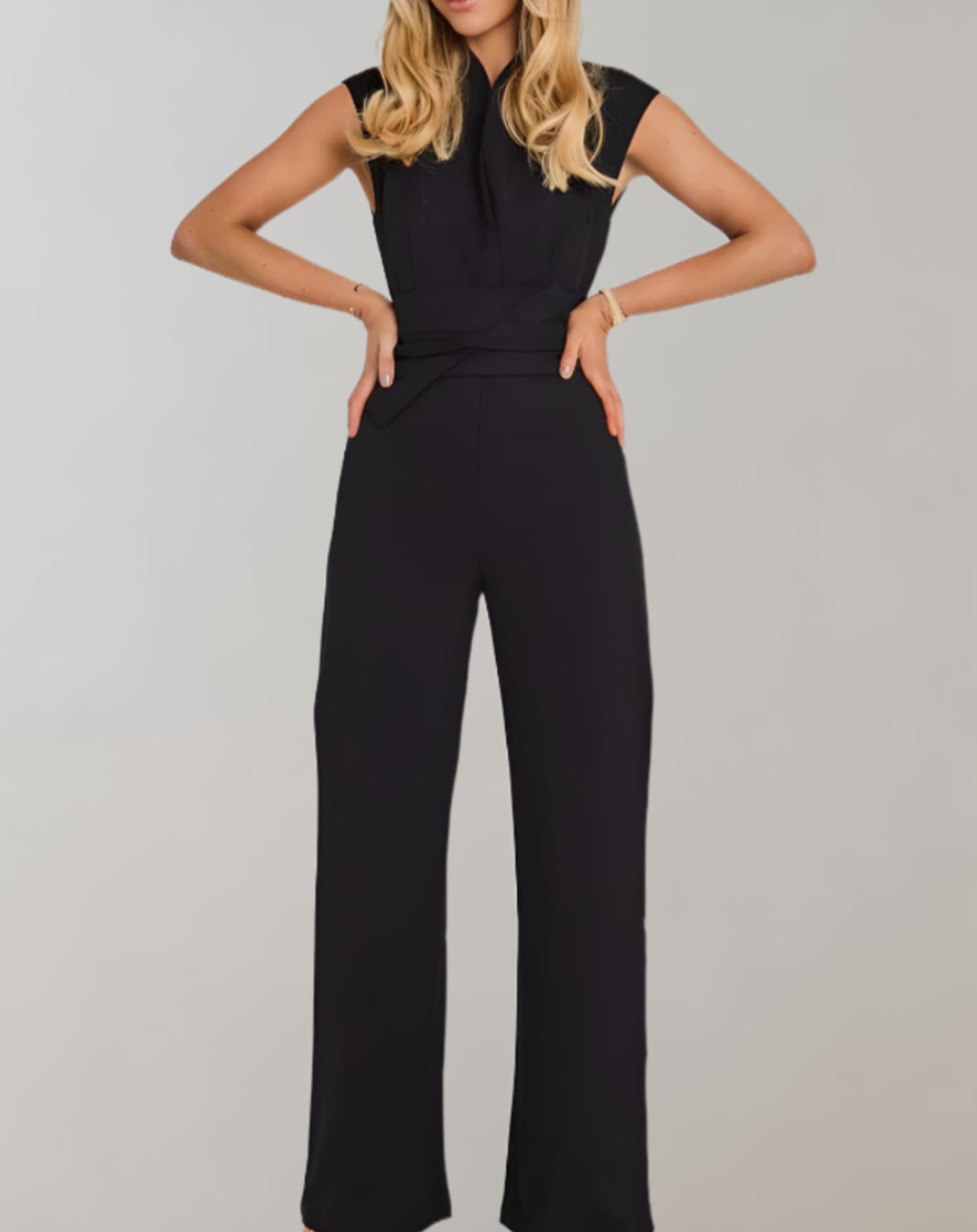 Elena - Kort Jumpsuit med Lommer