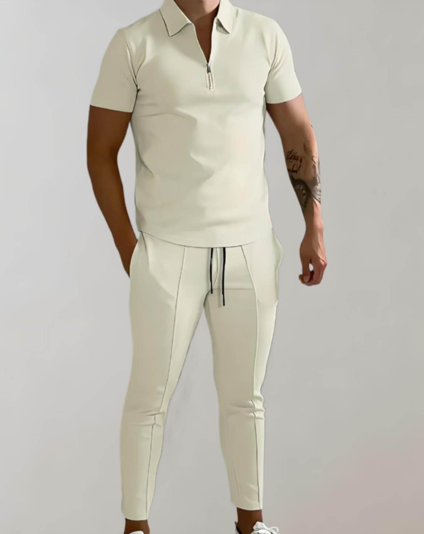 Mateo - Kortærmet Poloshirt Skinny Fit-Bukser