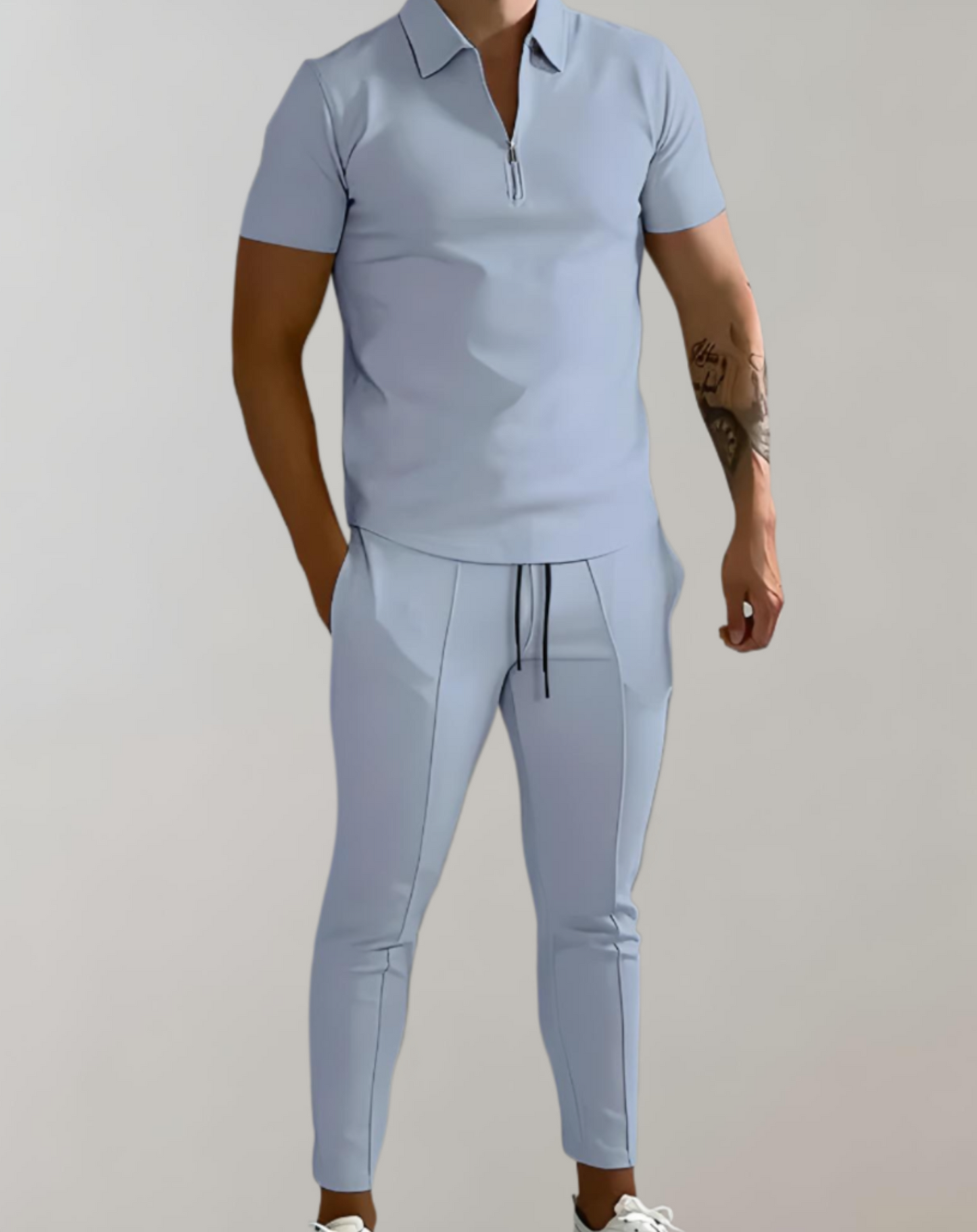 Mateo - Kortærmet Poloshirt Skinny Fit-Bukser