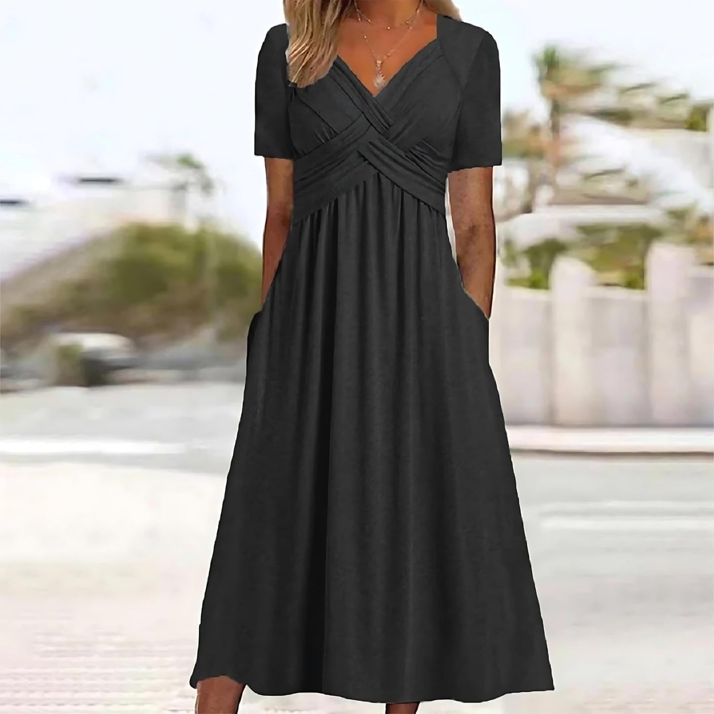 Lina - Stilfuld Maxi Kjole