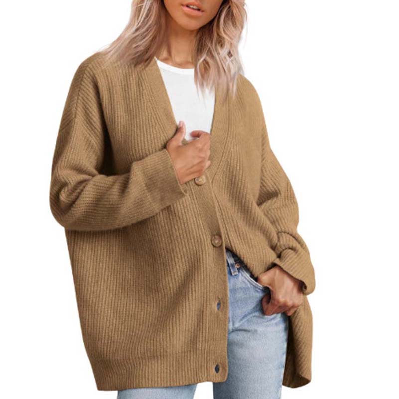 Afslappet Strik Cardigan