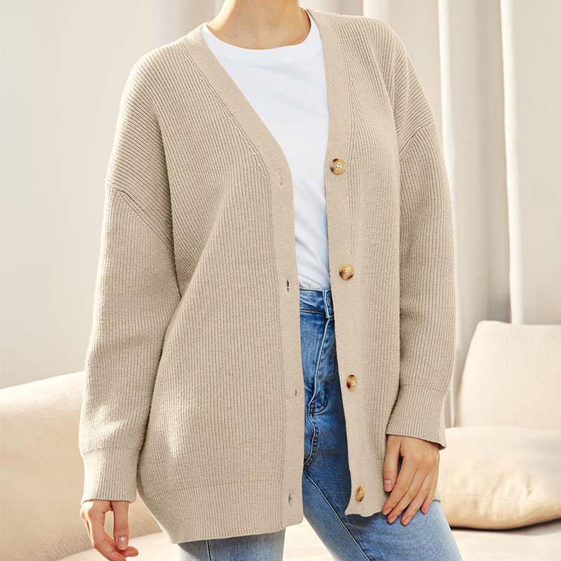 Afslappet Strik Cardigan