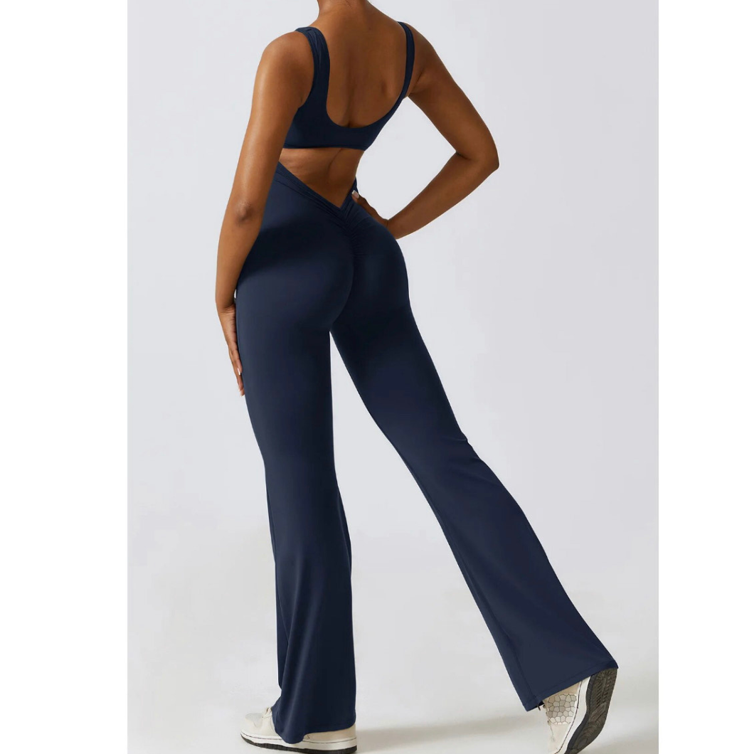 Bine | Sporty Åben Ryg Jumpsuit