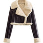 Liv | Cropped Shearling frakke