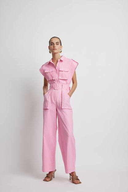 Laura - Pink Jumpsuit Begrænset