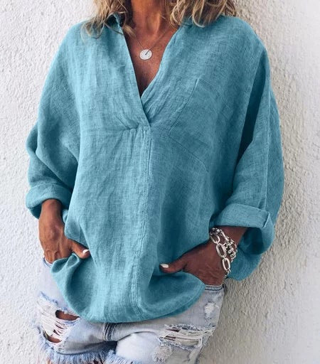 Via | Blomstret bluse