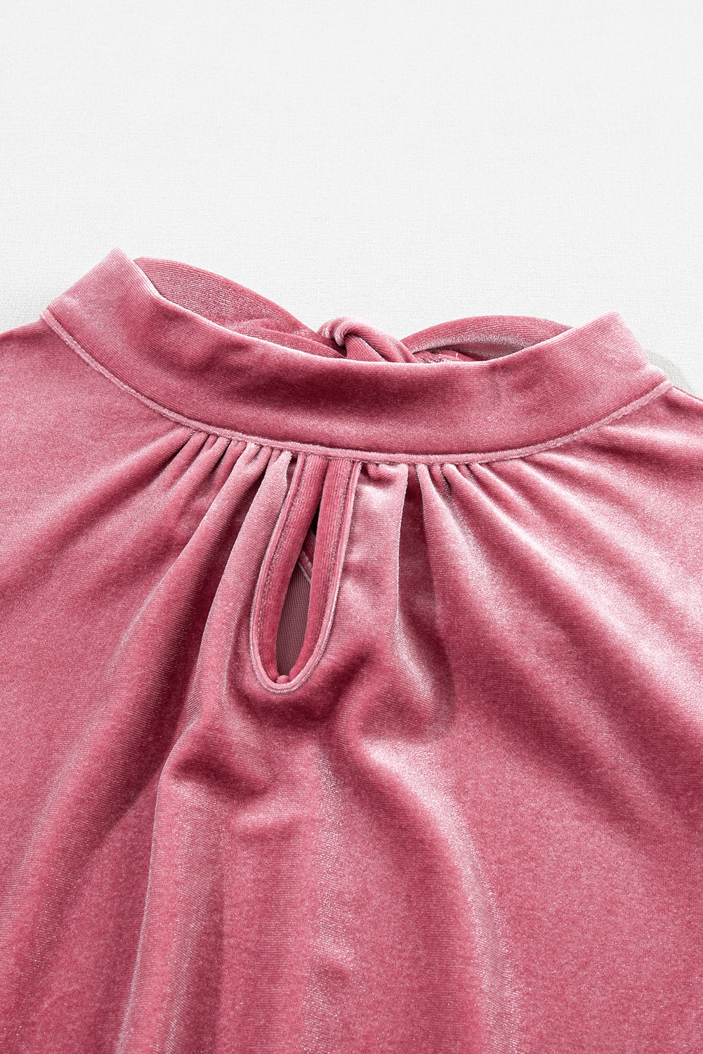 Blommeblomst Velour Bluse