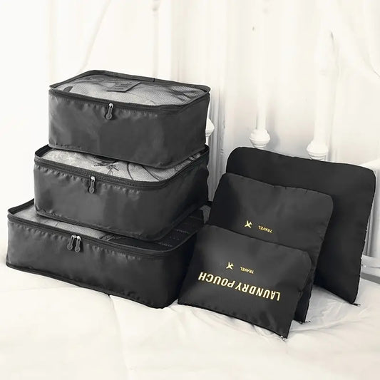 TravelCube™ - 6-Delt Bagagepakning Cubes Organizer Sæt