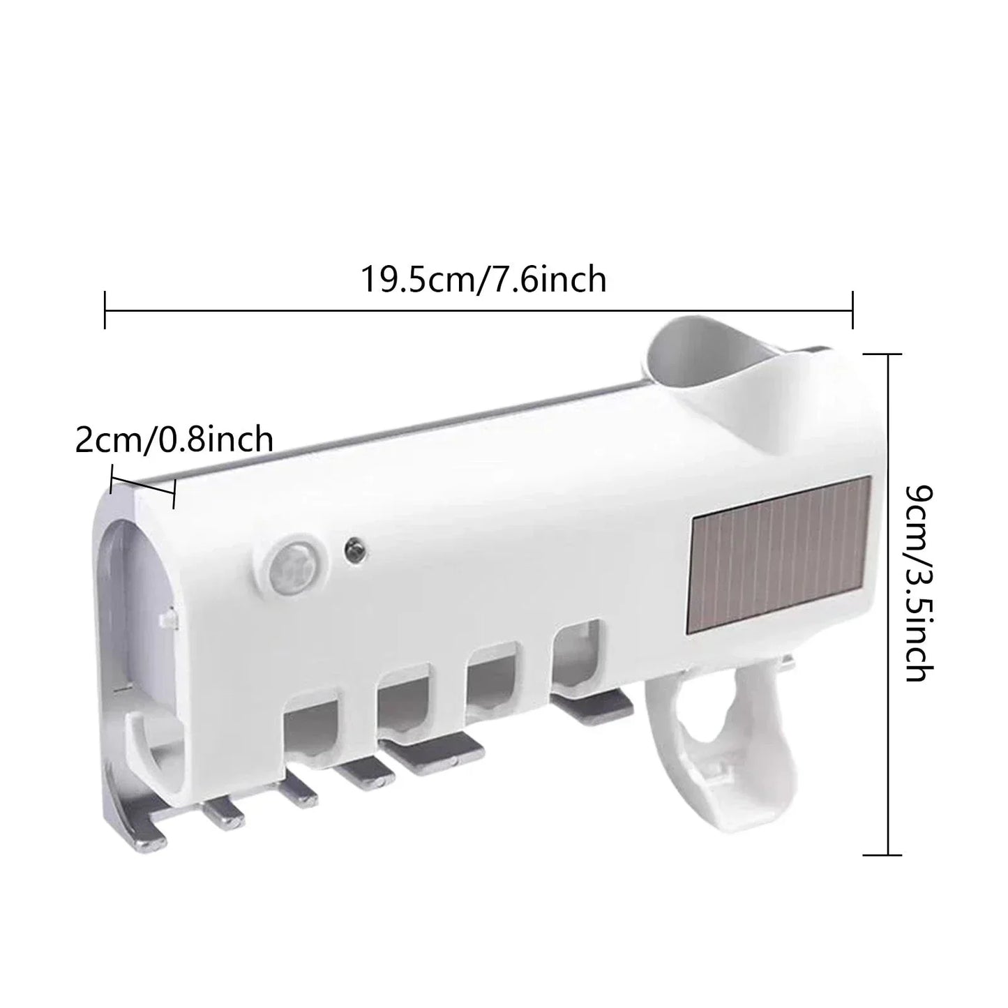 CleanGuard Pro™ - Intelligent UV Steriliserende Tandbørsteholder