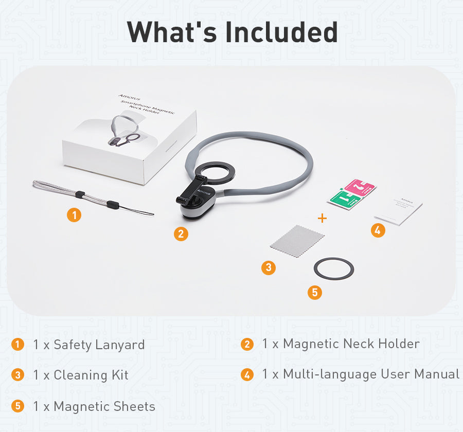 NeckMount™ - Magnetisk telefonholder