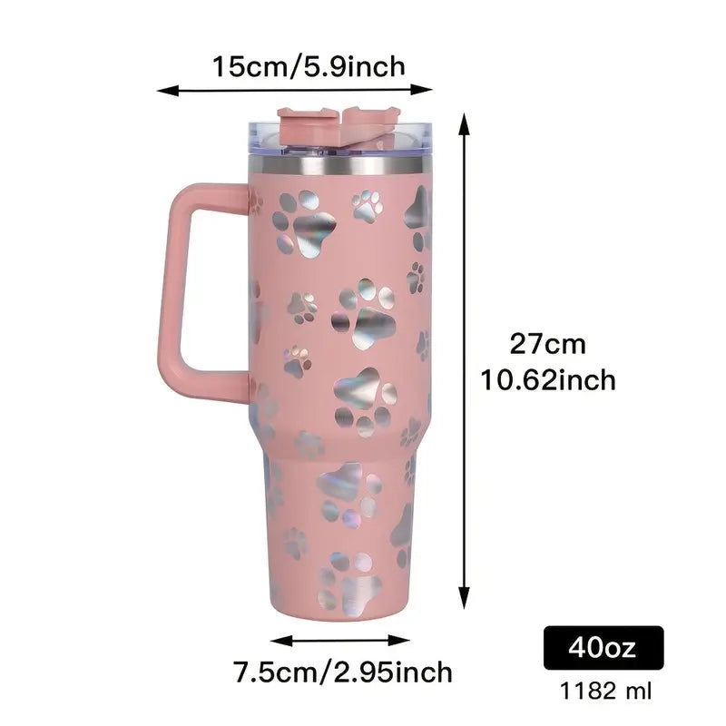 InsulatedTumbler™ - 1.2L Klovaftryk Rustfrit Stål Isoleringstumbler