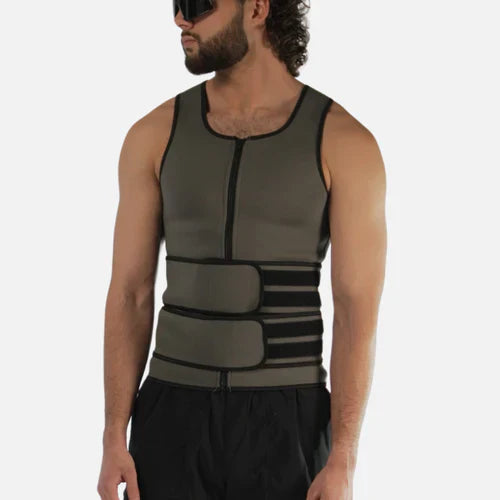 2-in-1 Vest™ - Saunavest & taljetræner til mænd