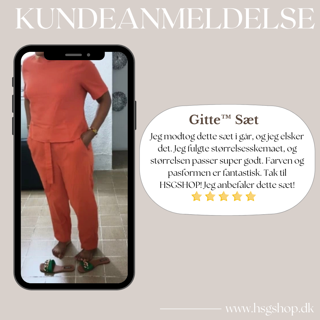 Gitte™ | Elegant sæt med 2 dele